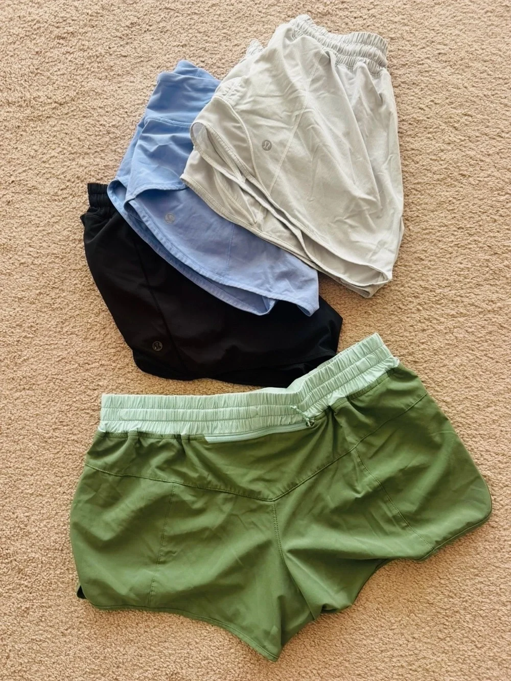 Women’s Lululemon and Patagonia Running Shorts